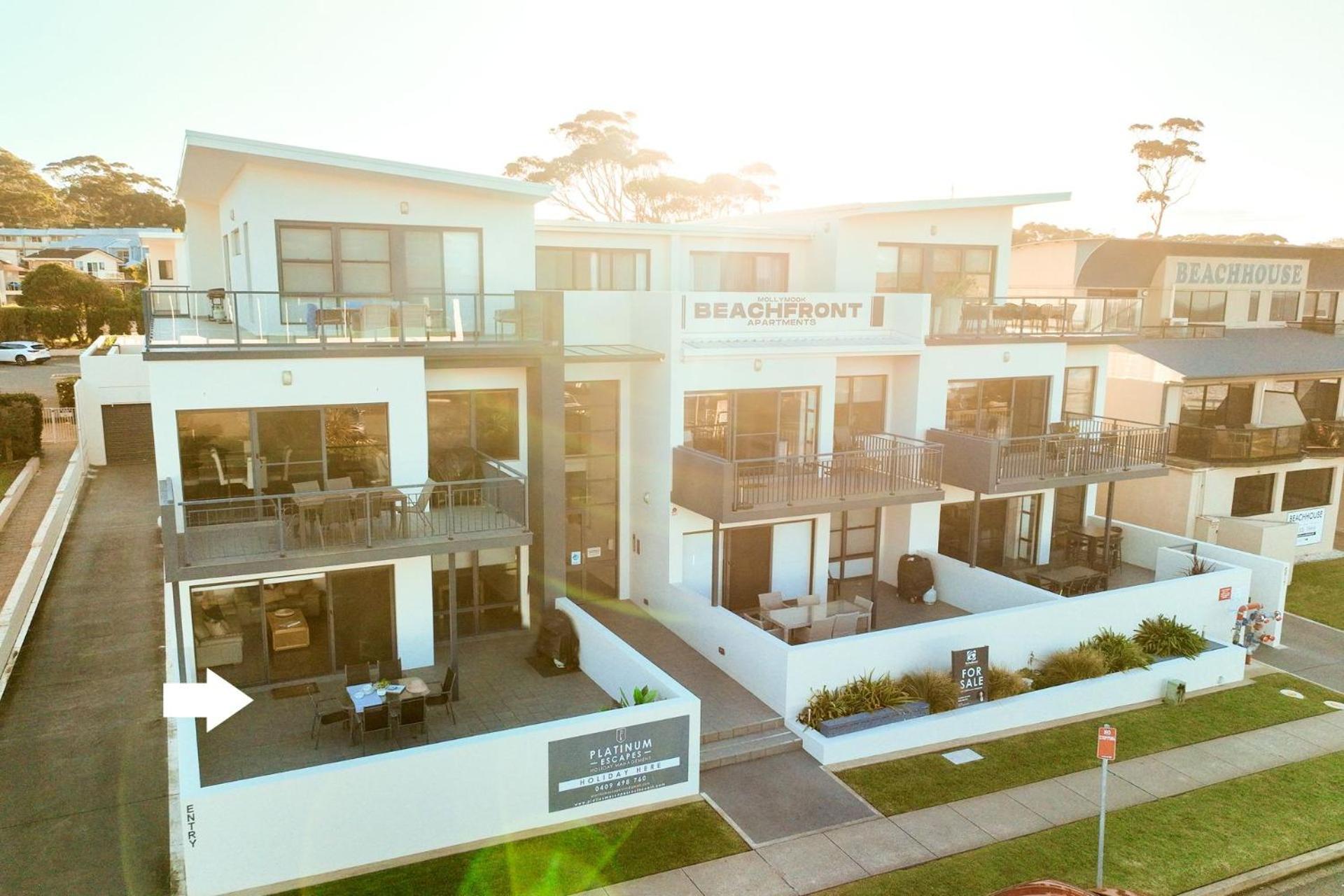 Mollymook Luxury Beachfront Apartment 3 Ngoại thất bức ảnh